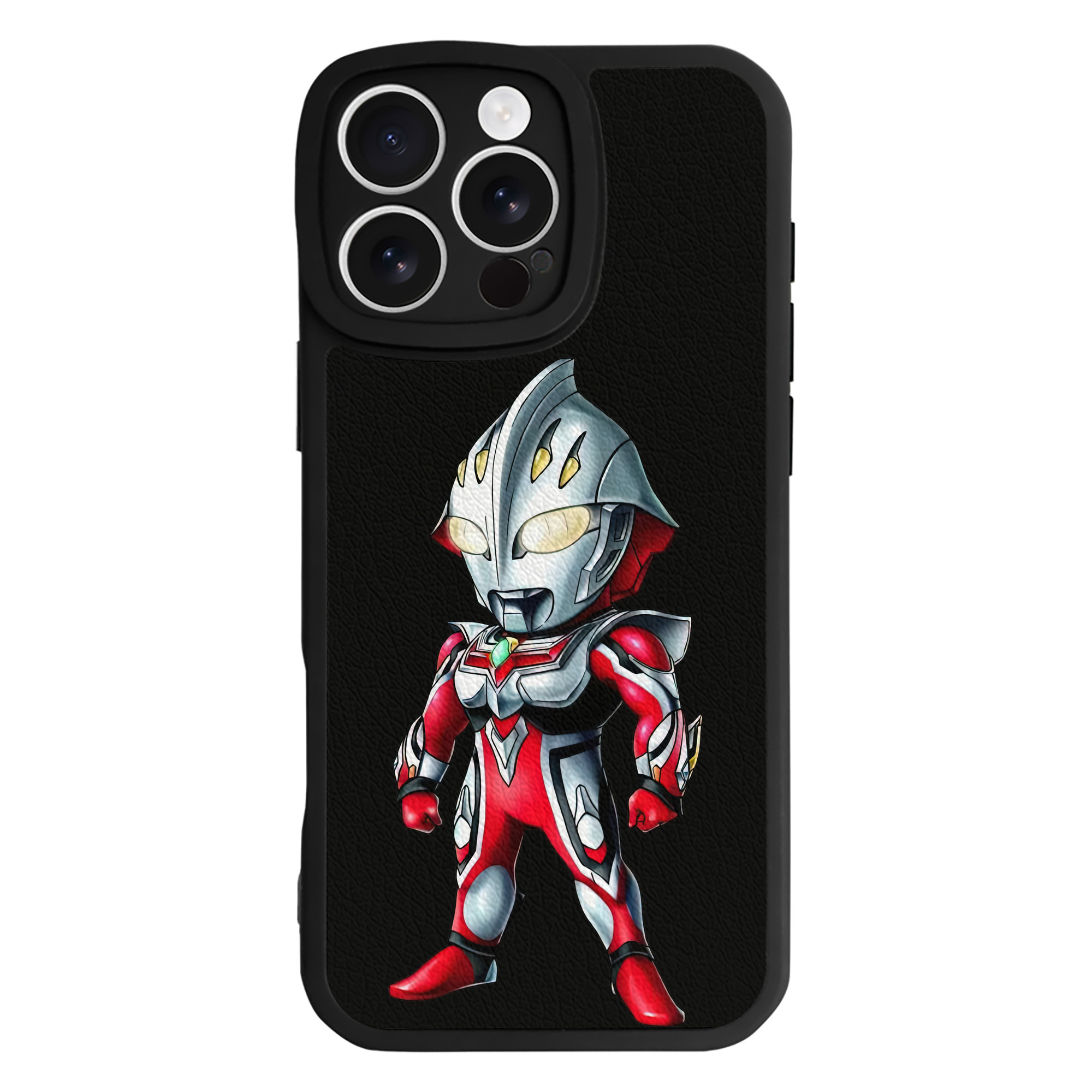 （画像用） ウルトラマン Ultraman 【iPhone 16シリーズ対応】シリコンスマホケース（レザー調） 材質：シリコン